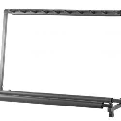 Râtelier vertical en métal pour armes-9 armes