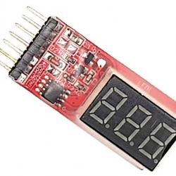 Testeur batterie LIPO 1S-6S-LIPO HEAT VOLTAGE DISPLAY 1S-6S