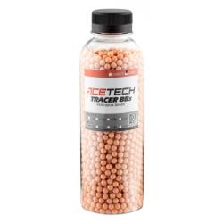 Billes Acetech Tracer 0.25g x 2700 rouges bouteille-BB BILLES TRACER ACETECH 0.25grs bouteille 2700r