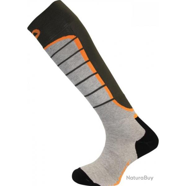 Chaussettes hautes MONNET HUNTING Silver Chaussettes hautes Hunting Silver Kaki P 39.40