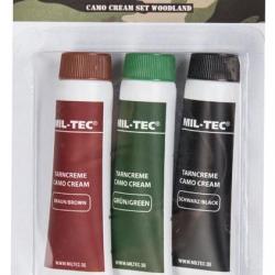 Set de 3 tubes de grimage camo-Set 3 tubes de grimage camo