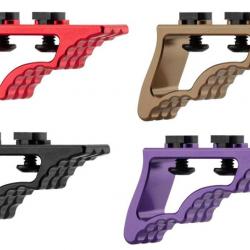 Angle Grip Aluminium CNC M-LOK / Keymod-VIOLET