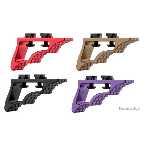 Angle Grip Aluminium CNC M-LOK / Keymod-VIOLET