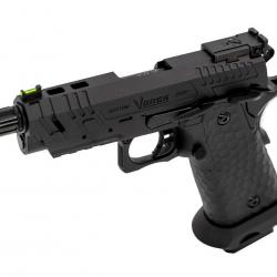 Réplique GBB gaz Vorsk CS Hi-Capa Vengeance Compact Noir / Noir 1,0J