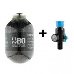 Pack bouteille BO Manufacture Kevlar 0,5L + régulateur Dye 4500 PSI-PACK BOUTEILLE BO KEVLAR 0.5L + 