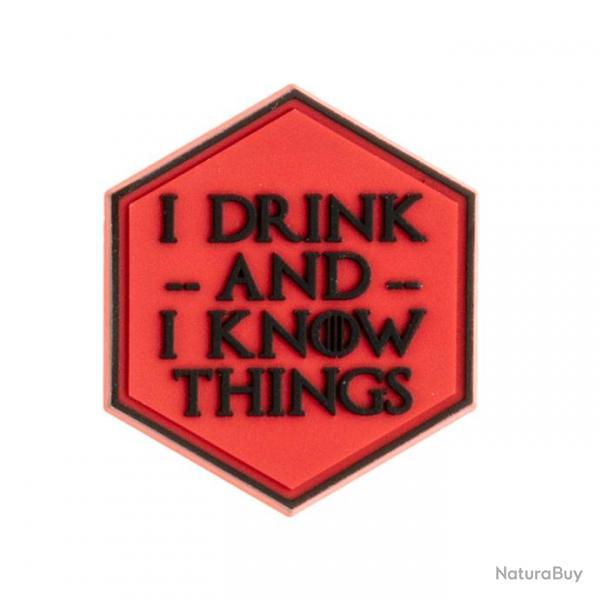Patch Sentinel Gear I DRINK AND I KNOW THINGS