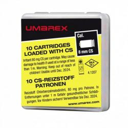 Cartouches 8mm PA gaz cs UMAREX X10