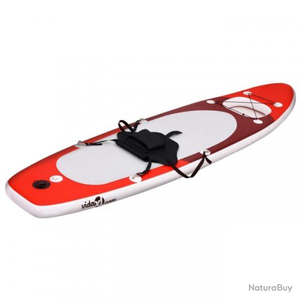 Ensemble de planche SUP gonflable Rouge 330x76x10 cm