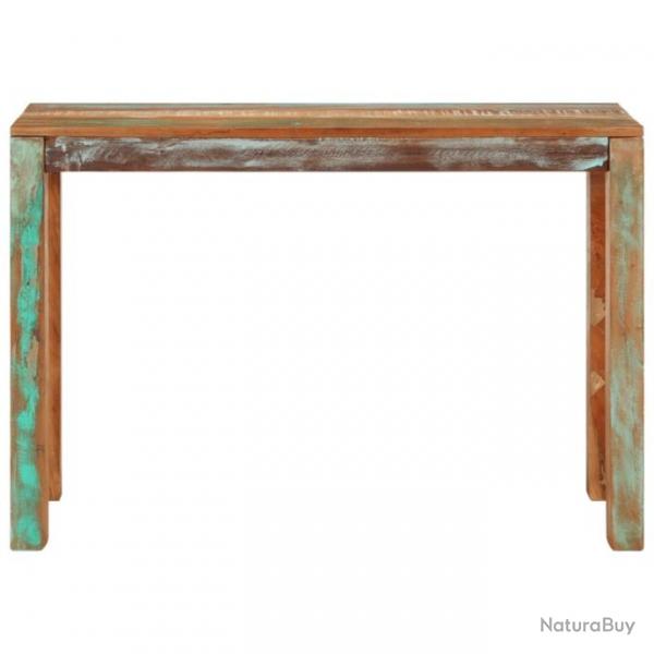 Table console 110x35x76 cm Bois de rcupration massif