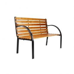 Banc de parc Marron 122x60x81 cm