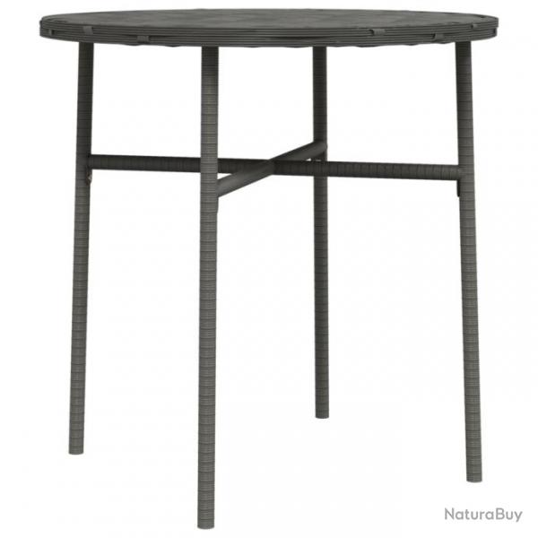 Table  th Gris 45 cm Rsine tresse