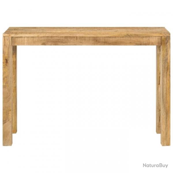 Table console 110x35x76 cm Bois de manguier brut