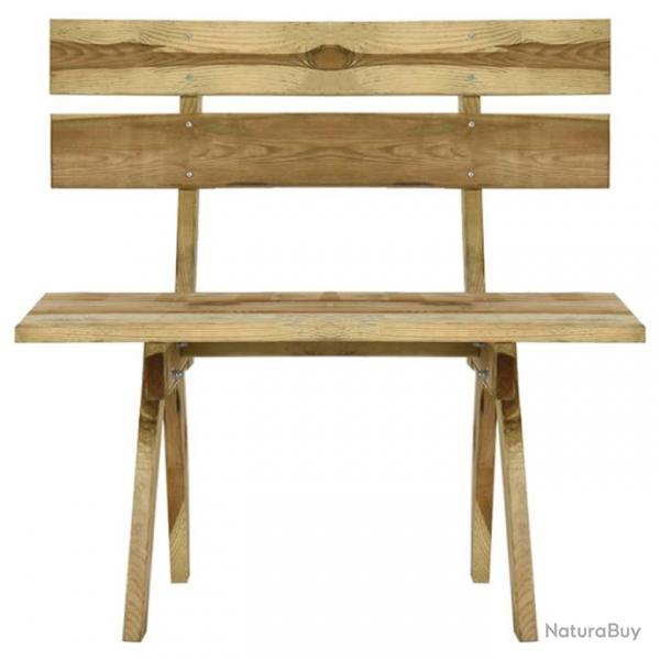 Banc de jardin 110 cm Bois de pin imprgn