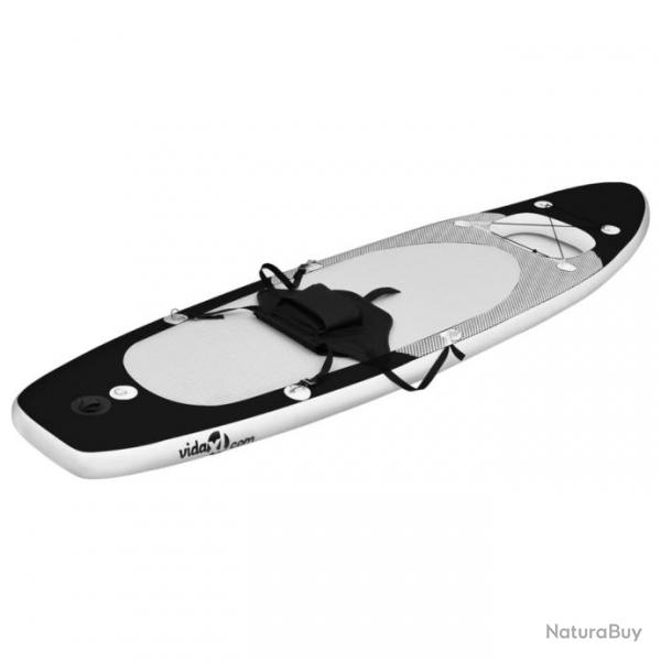 Ensemble de planche SUP gonflable Noir 330x76x10 cm