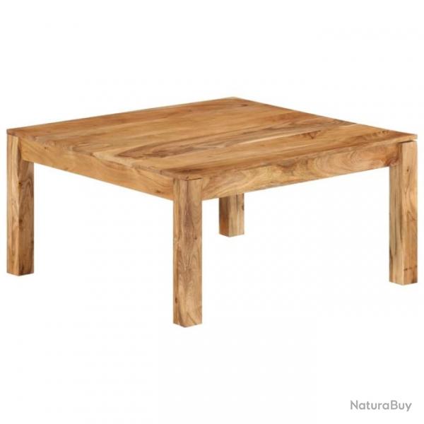 Table basse 80x80x40 cm Bois d acacia massif