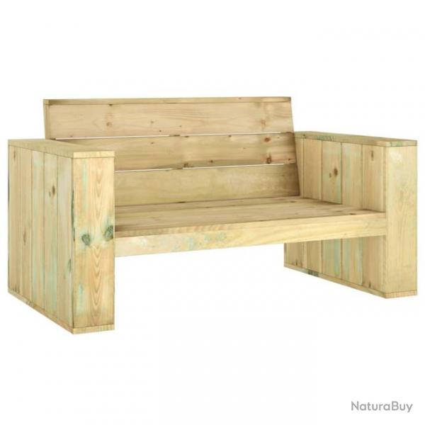 Banc de jardin 139 cm Bois de pin imprgn