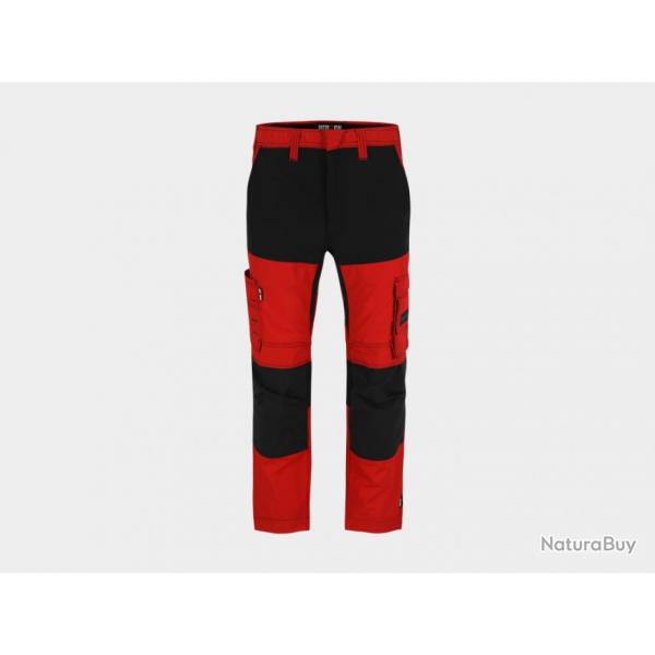 Pantalon stretch multipoches HEROCK Hector 36 Noir / Rouge