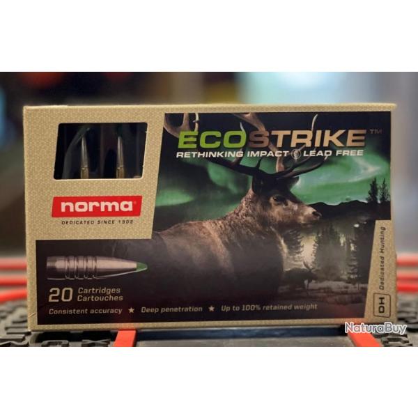 Munitions Norma Cal.30-06 Ecostrike 165gr 10.7G par 60