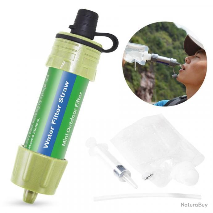 Filtre à eau - Purification d'eau outdoor - Kit de Survie