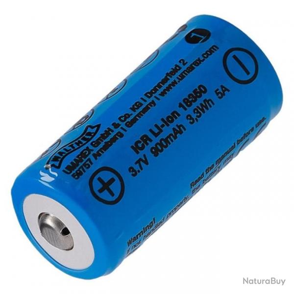 Pile pour lampe Walther 18650 li-ion - 900 mah