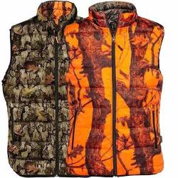Gilet de chasse sans manches chaud réversible Barkam Percussion