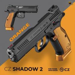 Pistolet CZ 75 Shadow 2 Orange calibre 9x19 Neuf
