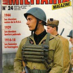 Militaria Magazine 24. épuisé éditeur. les fourragères , uniforme 1914-1915. officier wh ,pologne