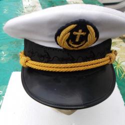 casquette d'aumonier de la marine nationale,état neuf,