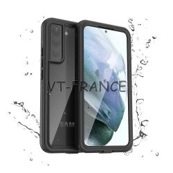 Coque Etanche Anti Choc Redpepper pour Samsung Galaxy, Couleur: Noir, Smartphone: Galaxy S22 Plus +