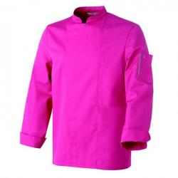 Veste de cuisine mixte manches courtes ou longues Robur NERO MC/ML Manches longues Fuchsia 5 / 2XL