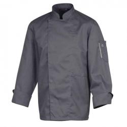 Veste de cuisine mixte manches courtes ou longues Robur NERO MC/ML Manches longues Anthracite 6 / 3X