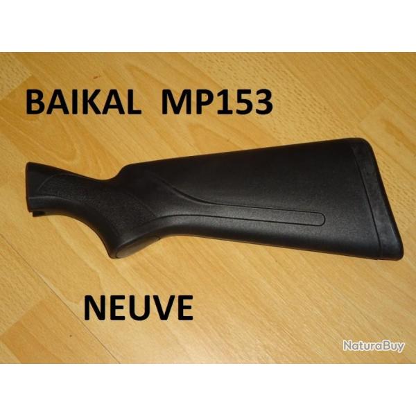 crosse synthetique noire + plaque fusil BAIKAL MP153 MP 153 - VENDU PAR JEPERCUTE (a5340)