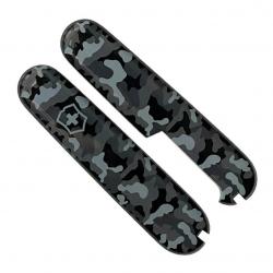 Plaquettes couteau suisse 91 mm, Couleur camouflage Navy [Victorinox]