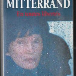 en toutes libertés  de danielle mitterrand