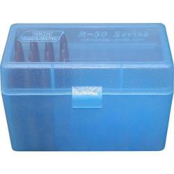 Boîte De Rangement Pour 50 Balles De Chasse Calibre 300Win Mag, 7mm Rem Mag-bleu