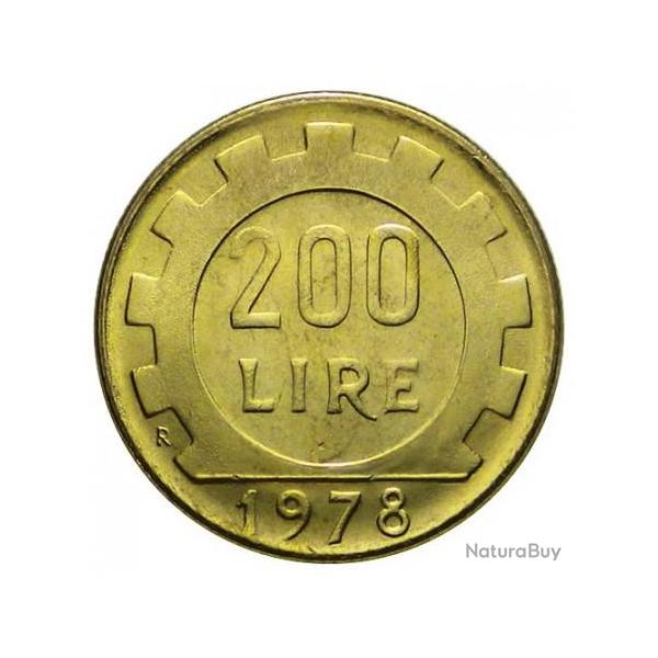 200 LIRES 1978 ITALIA