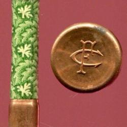 9 mm Flobert double charge - Cartoucherie Française - motifs floraux verts