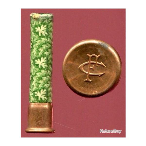 9 mm Flobert double charge - Cartoucherie Franaise - motifs floraux verts