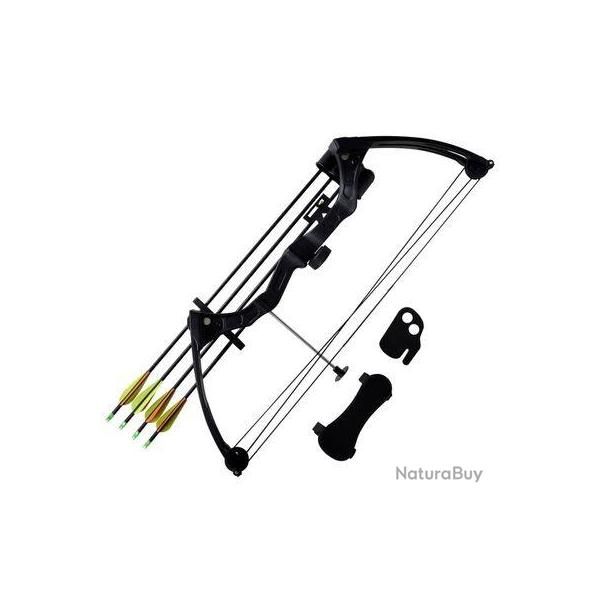 Arc Poulies Pour Jeunes Accessoires et Flches en Aluminium Chasse Tir Arc en Nylon Plein Air