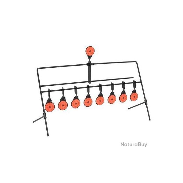 Cible de Tir avec Rinitialisation Automatique et 8+1 Cibles Chasse & Tir  Accessoires de tir