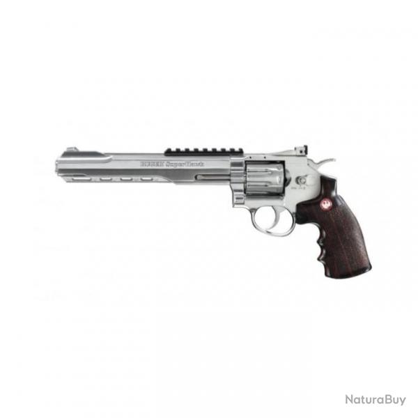 Pistolet Ruger SuperHawk 8' Noir / 6 mm / 4 Joules - Chrome / 6 mm / 4 Joules