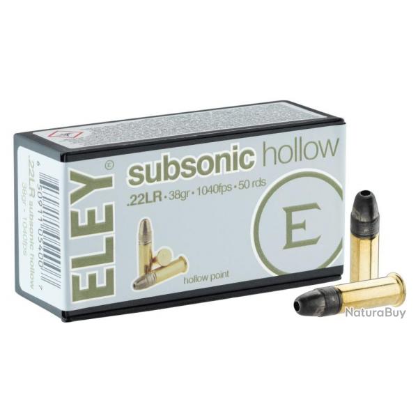 ELEY SUBSONIC 22LR X50