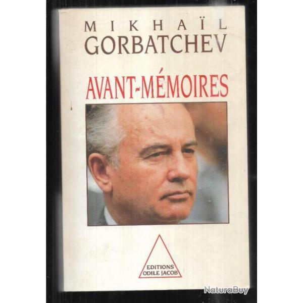 mikhail gorbatchev avant-mmoires autobiographie