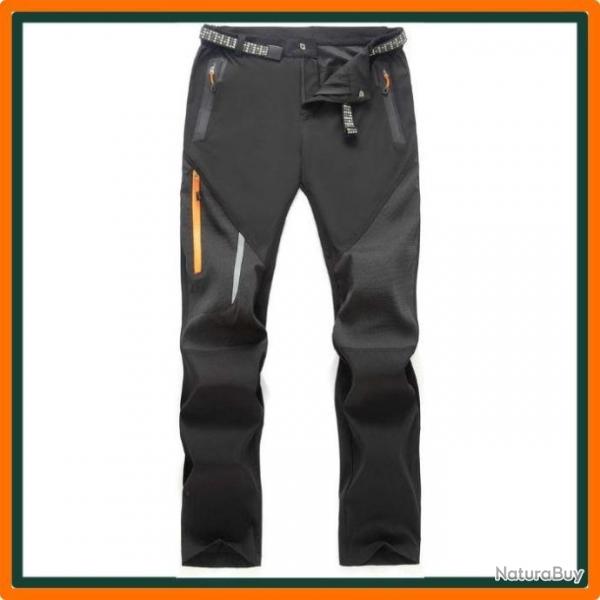 Pantalon de randonne impermable - Noir - Pantalon de Chasse Taille S, M, L, XL, 2XL