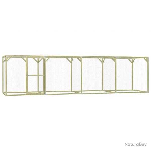 Poulailler 1,5 x 6 x 1,5 m pinde imprgne 02_0001664