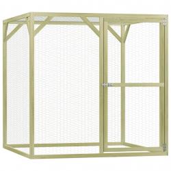 Poulailler 1,5 x 1,5 x 1,5 m pinède imprégnée 02_0001661