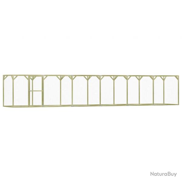 Poulailler 1,5 x 9 x 1,5 m pinde imprgne 02_0001665