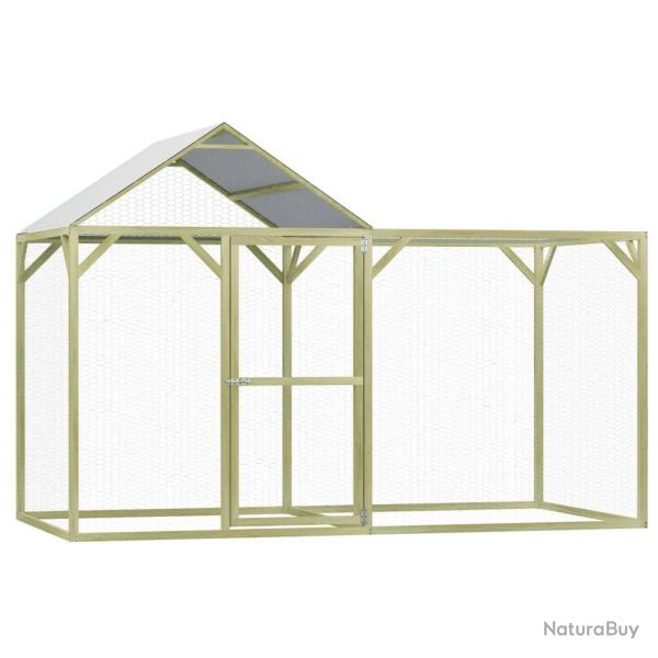 Poulailler 3 x 1,5 x 2 m pinde imprgne 02_0001667