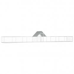 Poulailler 14 x 2 x 2 m acier galvanisé 02_0001711