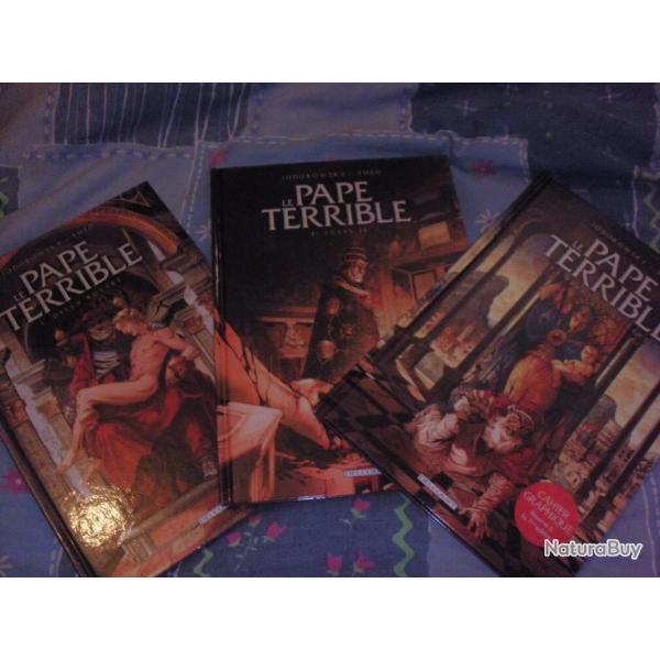 3 premier tomes : LE PAPE TERRIBLE de Jodorowsky -Theo